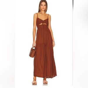 LSPACE Zuri Dress in Coffee NWOT